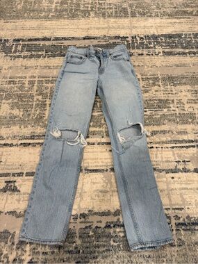 Abercrombie & Fitch mid Rise 90s Straight Jean
